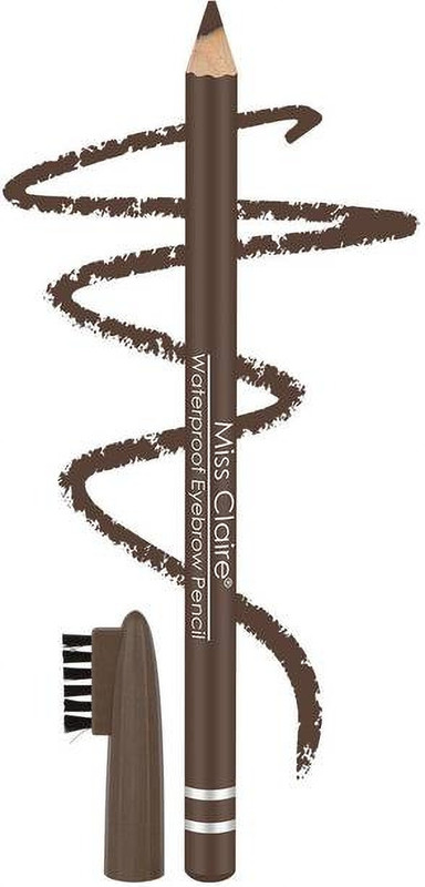 Miss Claire Waterproof Eyebrow Pencil - 02 Dark Brown (1.4g) (Dark Brown)(DARK BROWN)