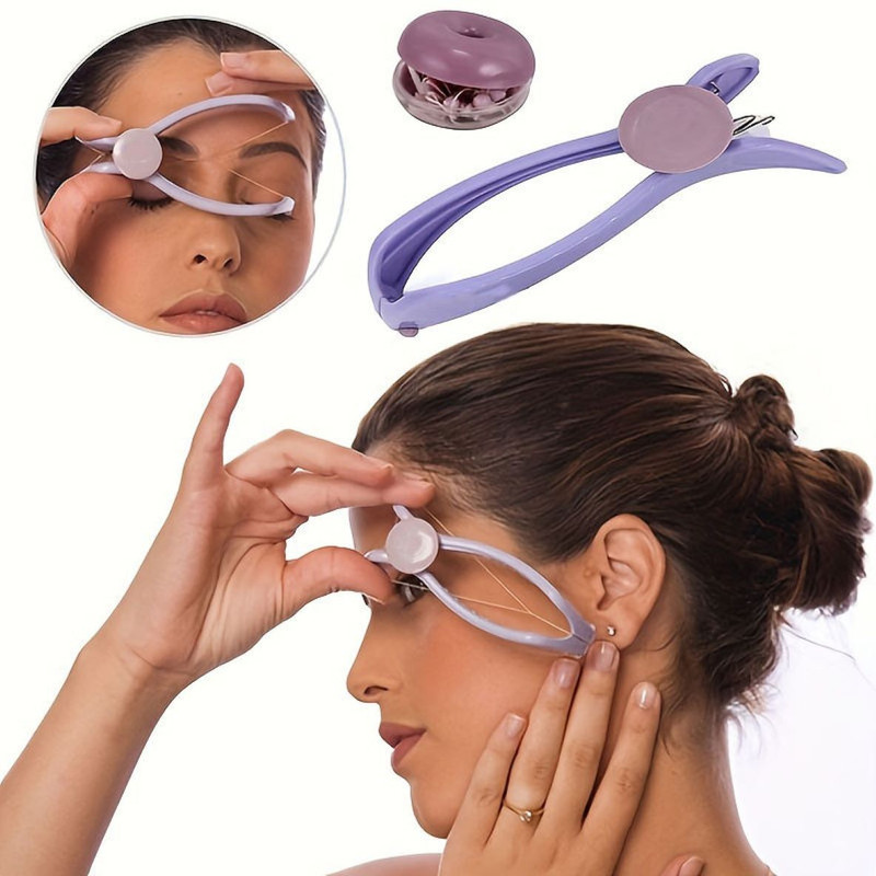 Vidhmahi Eyebrow Face and Body Hair Threading and Removal System, slique hair remover Eyebrow Thread(6 m, Pack of1)
