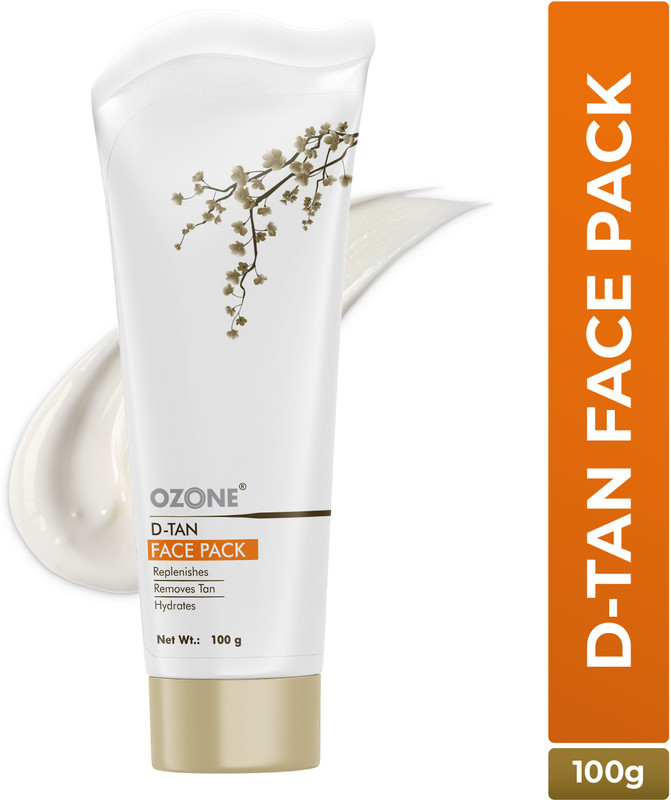 OZONE D Tan Face Pack - Helps to Removes, Prevents Sun Damage & Boosts Skin Complexion(100 g)