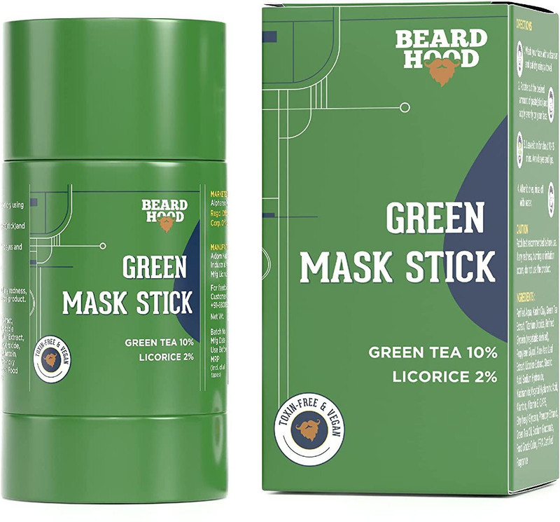 SAFARTRADERS All Skin Types Stick Green Tea Mask Useful For Men & Women  Face Shaping Mask