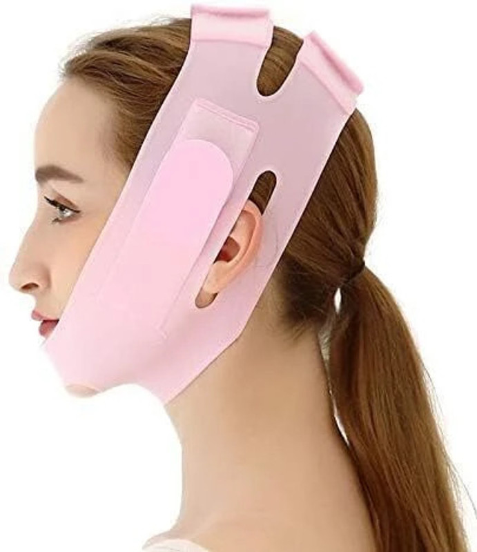 Elektriglow V-Line Face Slimming Belt,Double Chin Reducer Strap,Skin-Lifting Face Shaper Face Shaping Mask