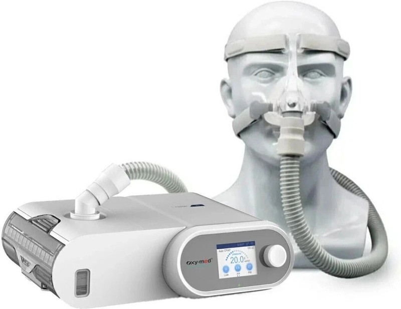 oxy-med SleepEasy Auto CPAP With Heated Humidifier and Nasal Face Shaping Mask