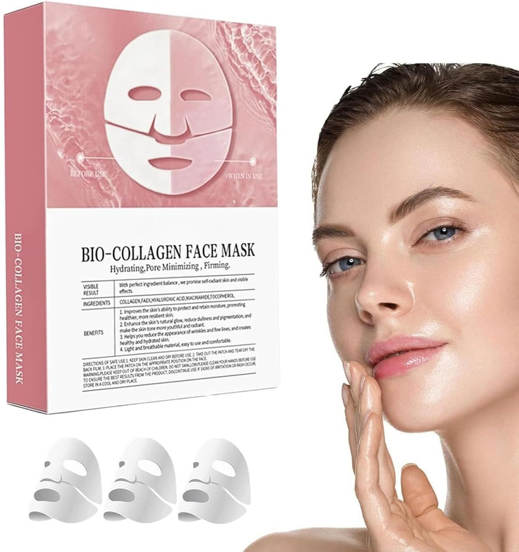 Deoxys Bio Collagen Face Mask Korean Face Mask (Pack Of 1)  Face Shaping Mask