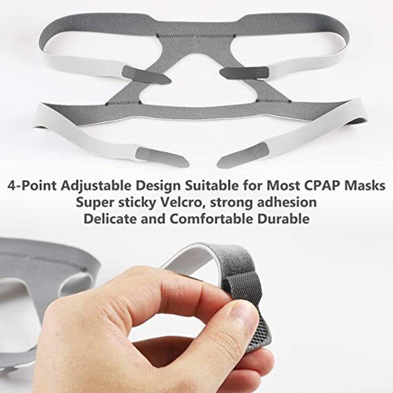 Rouniyar Headgear Strap for ResMed Series, CPAP Mask,Standard (Headgear Only) Face Shaping Mask