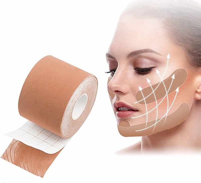 Akhuratha Face Lifting Tape Winkle Patches Face Shaper Tape Double Chin Reducer 5 M  Face Shaping Mask