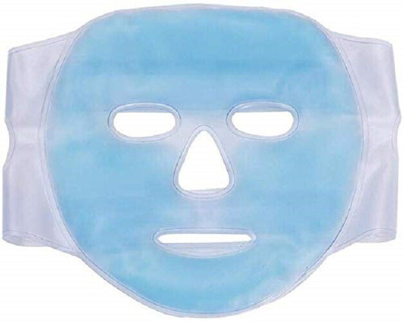 StarSaif Face Cooling Gel Mask, Reusable Hot Cold Facial Ice Mask Face Gel Pad for Swollen Face, Dark Circles, Headache, Migraine, Stress Relief Face Mask, Face Cooling Therapy Face Shaping Mask