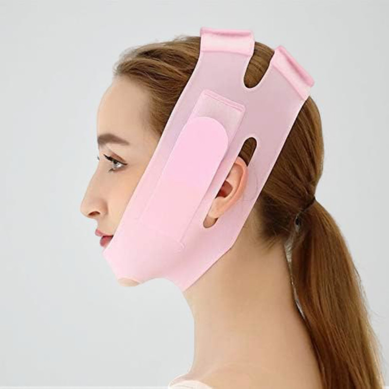 HavenFlix Silicone V Face Mask For Face Lift, Double Chin Fat Reducer, Skin Tightening  Face Shaping Mask