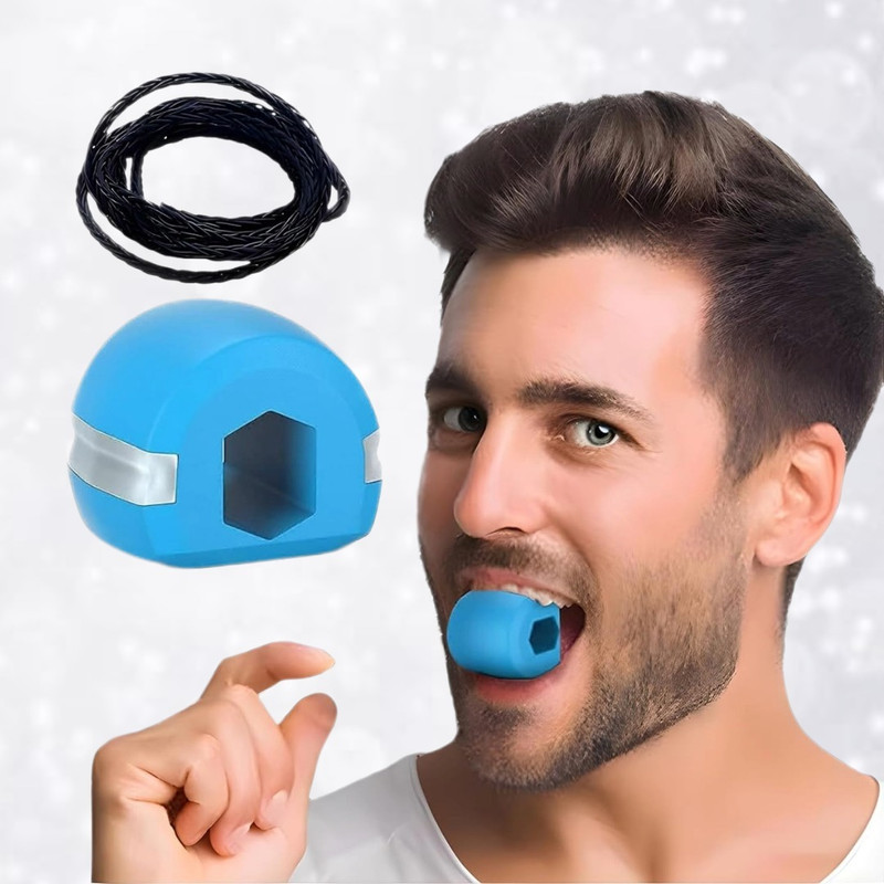 Mallade premium silicone jawline trainer for double chin and face muscles  Face Shaping Mask