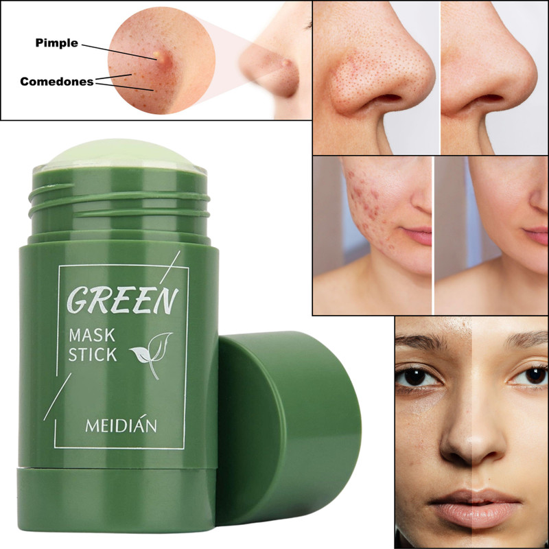 Wiffy Green Tea Sticks Face Shaping Mask (Pack of 1) Face_3 GREEN STICK  Face Shaping Mask