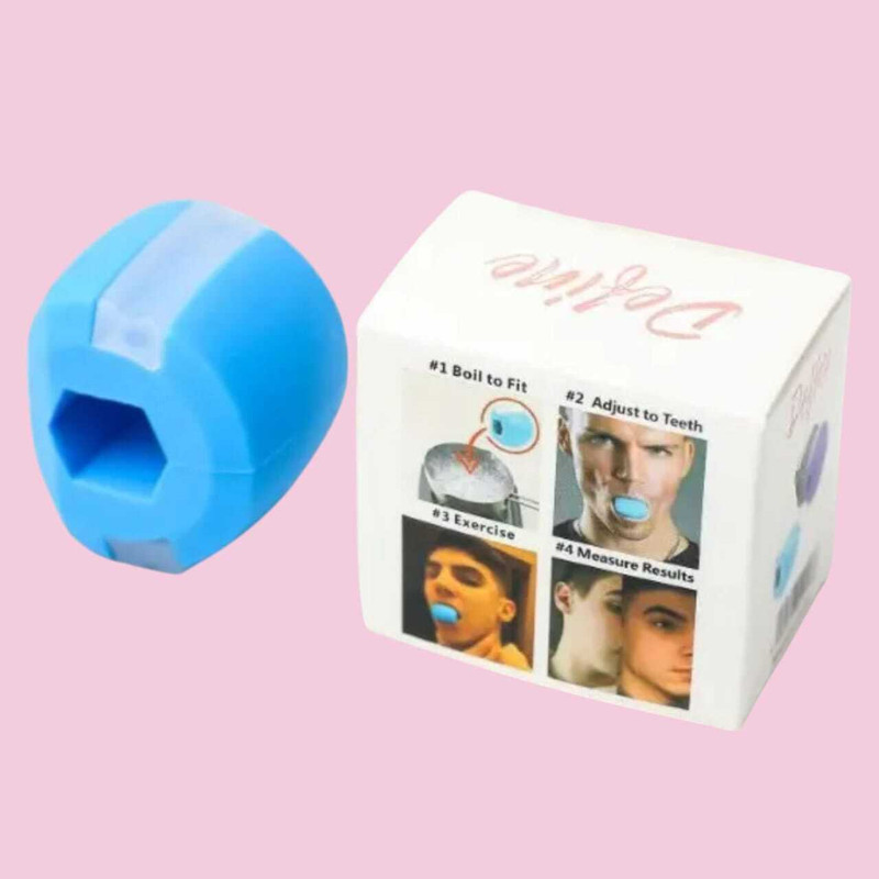 FlyTouch Silicone Jawline Exercise Tool | Double Chin Remover, Face & Neck Toning Ball  Face Shaping Mask