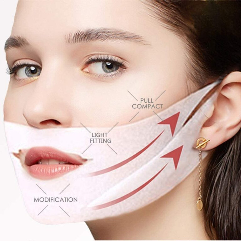 9Up Women V line Face Mask | Double chin Reducer Mask V Shaped 1 - PC  Face Shaping Mask