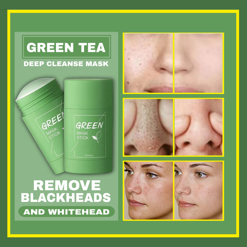 WAW Green Mask Stick, (40 Gm)Green Tea , All Skin Types New. Face Shaping Mask
