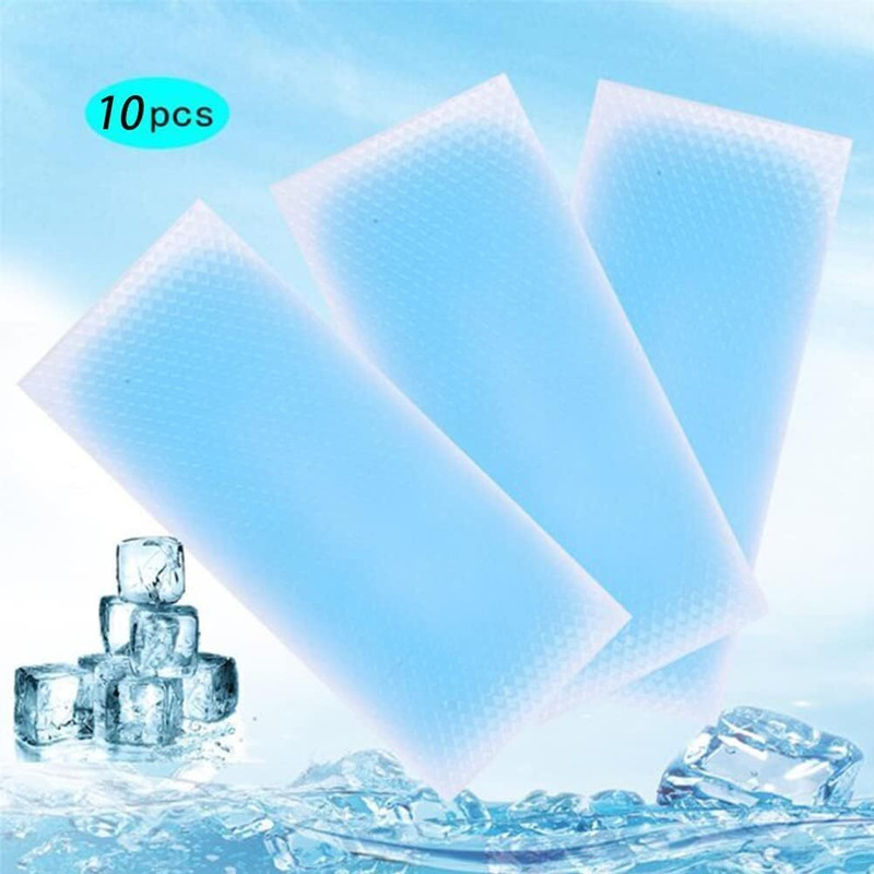 TRK IMPEX Fever cooling, Soft Cold Patch for Kids Injuries Migraine Cold 10 Pack Kids Face Shaping Mask