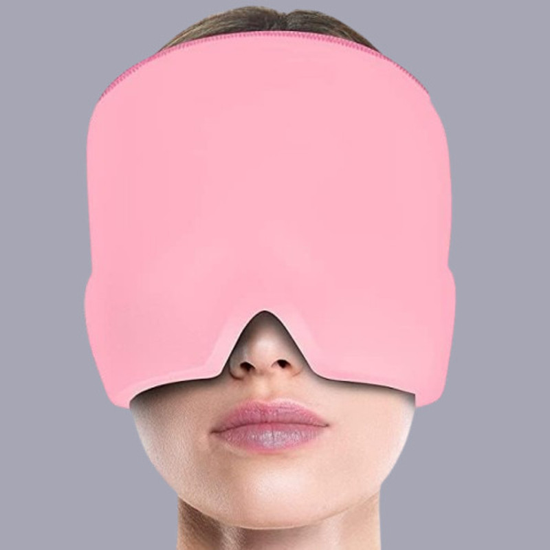 Klyvera Migraine Relief Cap, Headache Relief Cap, Cold Therapy Migraine Relief Cap Face Shaping Mask