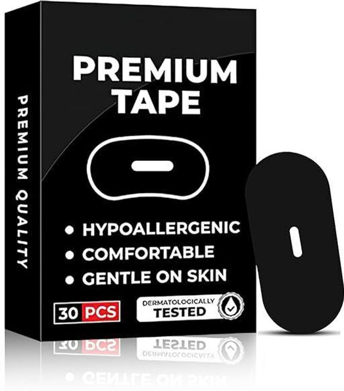 MSVTRADESS Mouth Tape for Sleeping, Breath Fix Mouth Tape with Holes Mouth 30 Pcs Face Shaping Mask