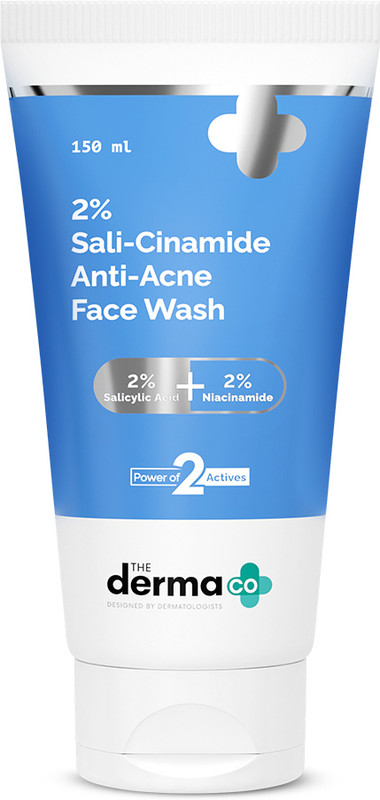 The Derma Co Sali-Cinamide Anti-Acne with 2% Salicylic Acid and Niacinamide Face Wash(150 ml)