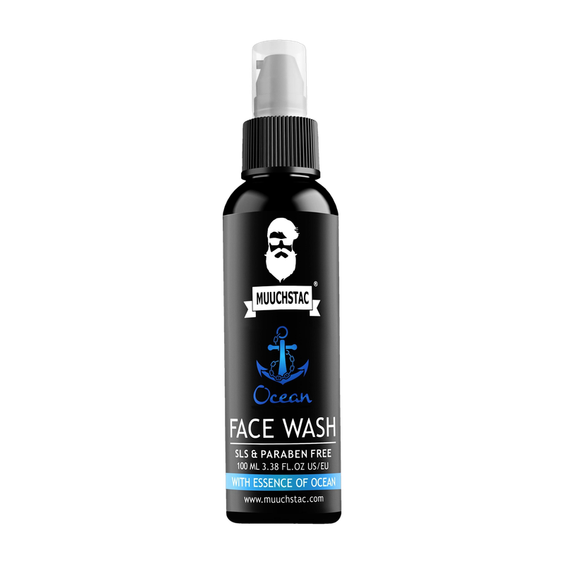 MUUCHSTAC Ocean for Men, Fights Acne & Pimple, Skin Brightening, All Skin Types Face Wash(100 ml)
