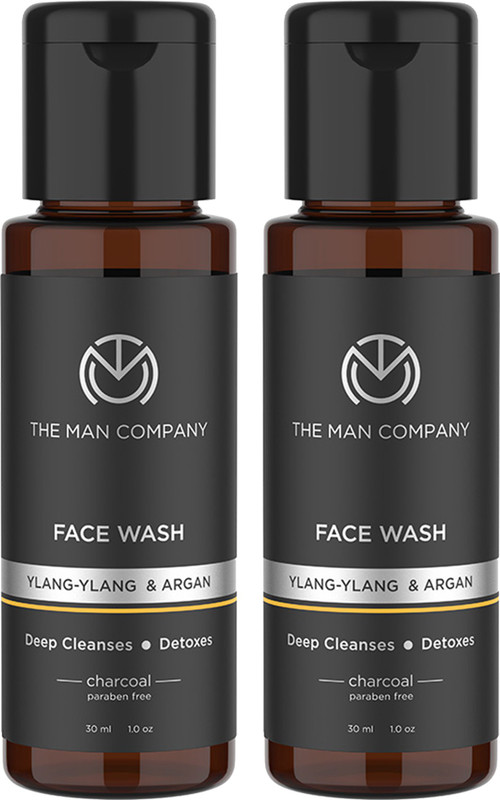 THE MAN COMPANY Charcoal Acne Oil Control & Blackhead Removal (Buy 1 Get 1 Free) Men Face Wash (60 ml)