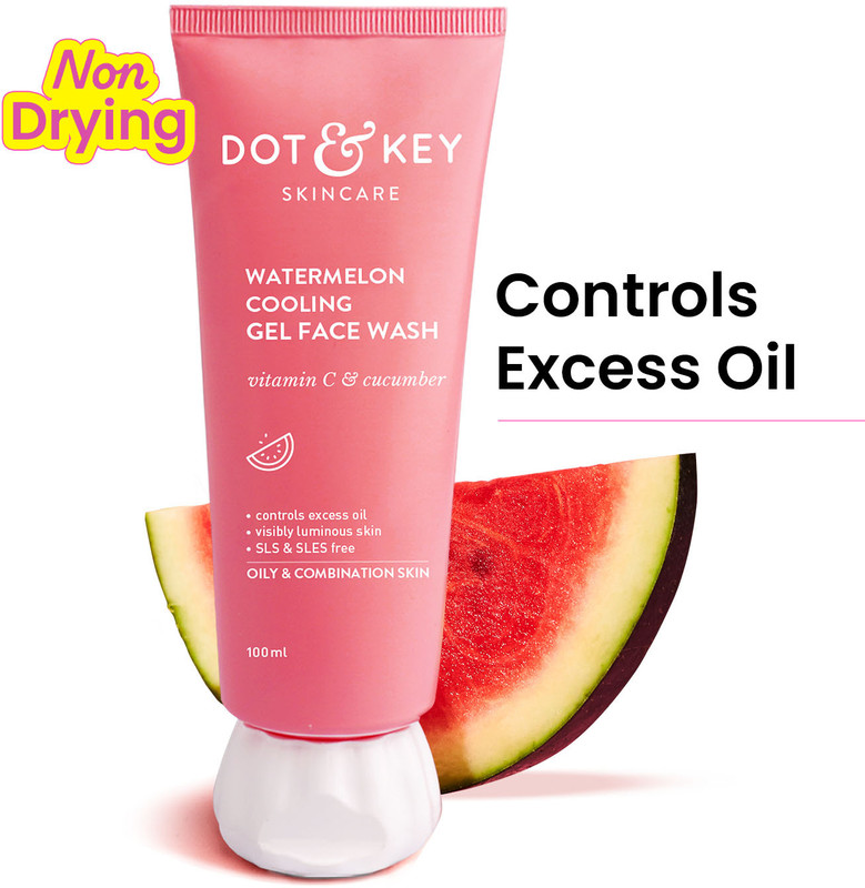 Dot & Key Watermelon Super Glow Gel With Vitamin C,For Glowing Skin,Removes Oil&Dirt Face Wash(100 ml)