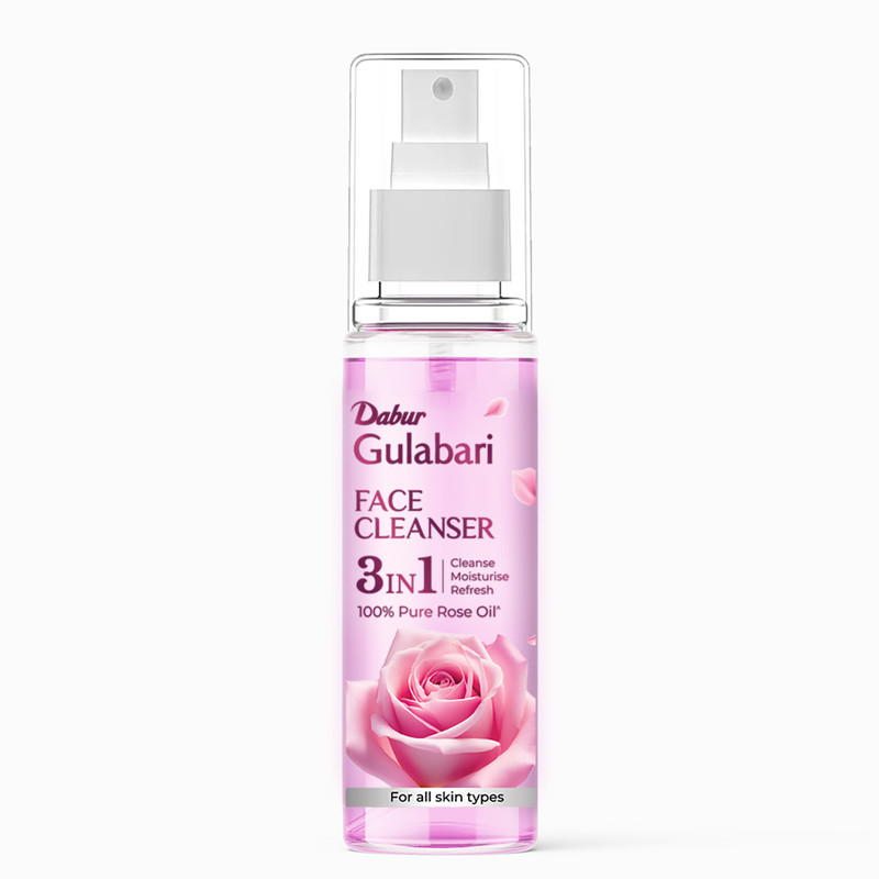 Dabur Gulabari Rose Glow Face Cleanser | For Cleaner, Balanced & Hydrated Skin Men & Women(100 ml)