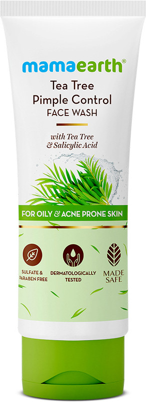 Mamaearth Tea Tree Natural for Acne & Pimples Removal with Neem Face Wash(100 ml)