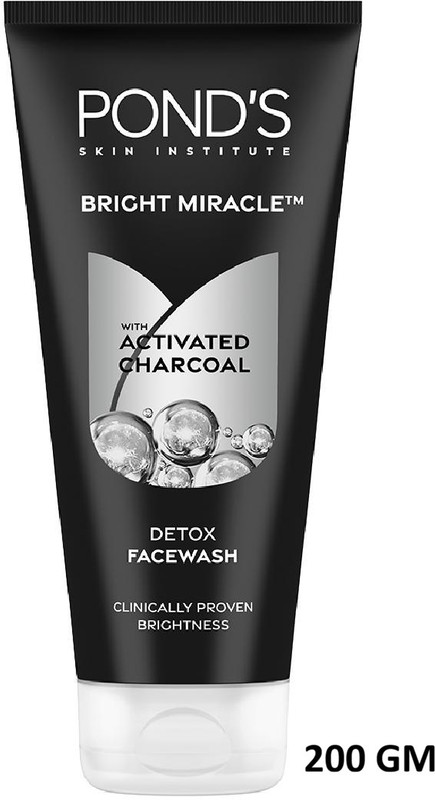 POND's Bright Miracle Detox Charcoal Face Wash(200 g)