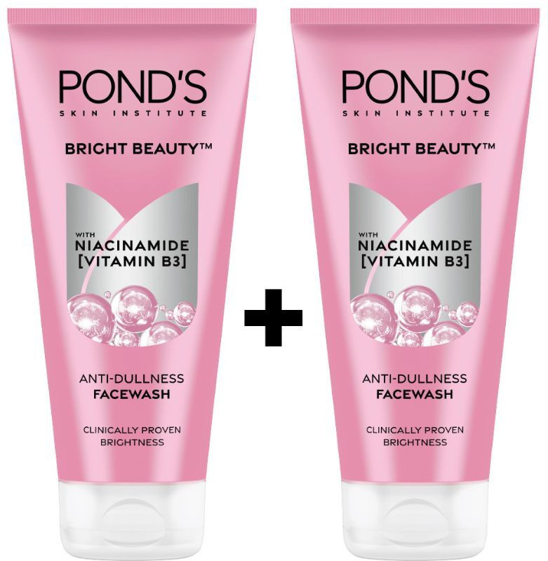POND's Bright Beauty Combo, Pack of 2, Spotless Glow with Vitamin B3 Face Wash(400 g)