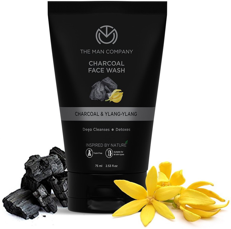 THE MAN COMPANY Deep Cleansing Acne Oil Control Charcoal Face Wash (75 ml)