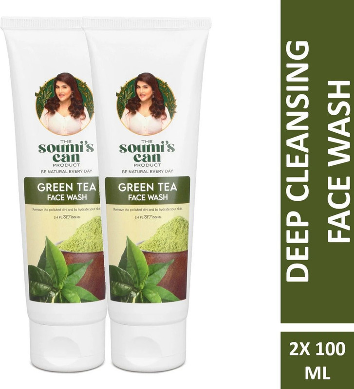 The Soumi's Can Product GREEN TEA FACE WASH (PACK OF 2) Face Wash(200 ml)