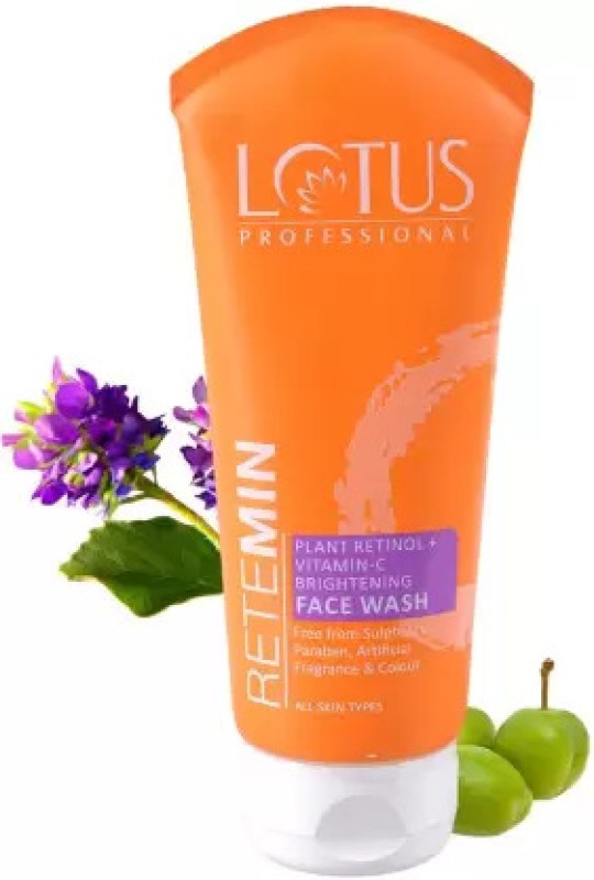LOTUS Retemin Plant Retinol & Natural Vitamin C | Whitening & Anti-Ageing Face Wash  (100 g)