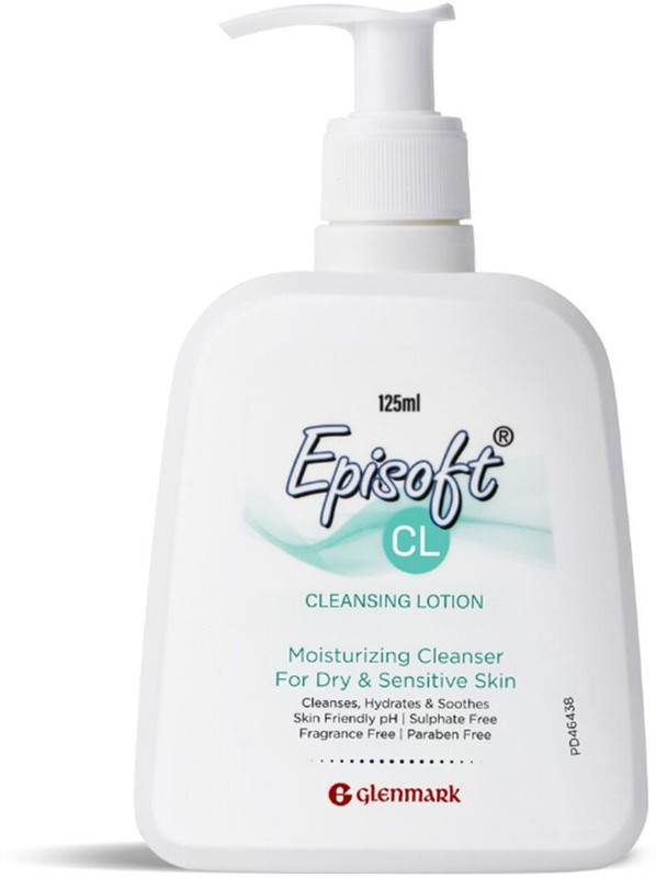 Episoft Cleanser For Dry & Sensitive Skin | Daily Gentle Face Cleanser For Men & Women Face Wash(125 ml)