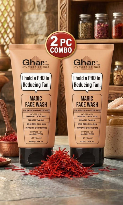 Ghar face wash@2 Face Wash(100 g)