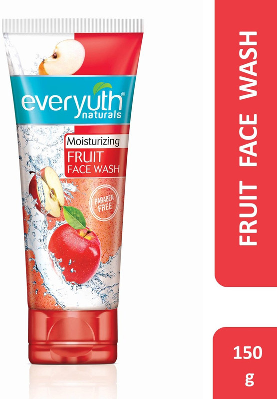 Everyuth Naturals Moisturizing Fruit |Refreshing Gel Facewash for Women Simple Face wash Face Wash(150 g)