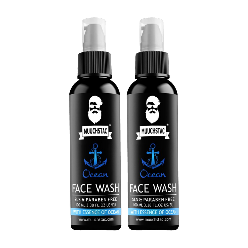 MUUCHSTAC Ocean for Men, Fights Acne & Pimple, Brighten Skin, All Skin Types Face Wash(200 ml)