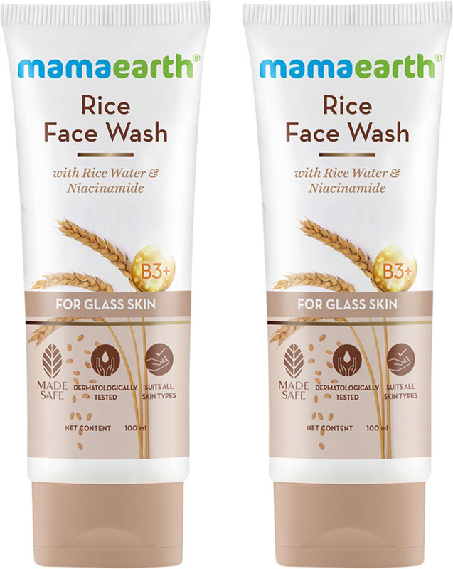 Mamaearth Rice Water & Niacinamide for Glass Skin  Face Wash(150 ml)