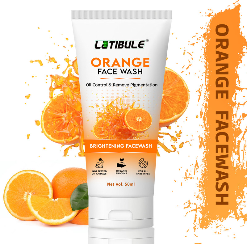 Latibule Orange Facewash For Skin Brightening & Lightening , Pimple