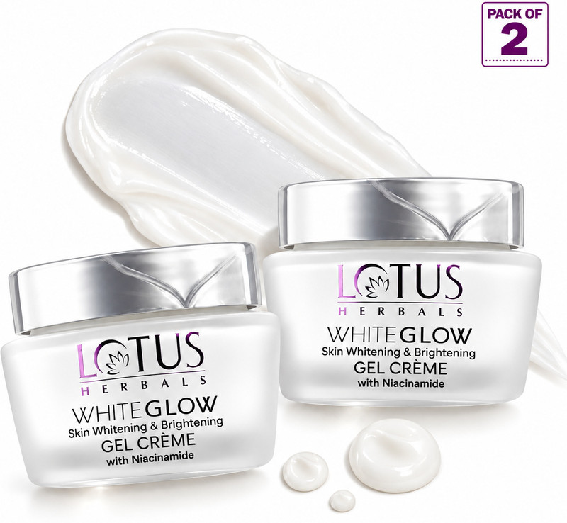 LOTUS WHITEGLOW Skin Whitening & Brightening Gel Creme SPF 25 / PA ++++(80 g)