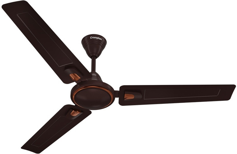 Crompton Surebreeze Hill Briz Neo Superior Air Delivery Decorative BEE Star Rating with 2 Year Warranty Ultra High Speed 1200 mm Ceiling Fan(1 Star | Smoke Brown | Pack of 1)