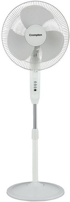 Crompton Hispeed Gale Classic with 1 Year Warranty Anti Dust 400 mm Pedestal Fan(KD White | Pack of 1)
