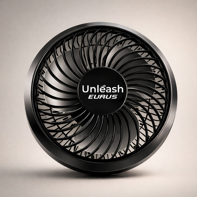 unleash Eurus 12inch Wall Fan high speed for home Office Roto grill Fan with 1 Year Warranty 300 mm Wall Fan(5 Star | WHITE-GREY | Pack of 1)