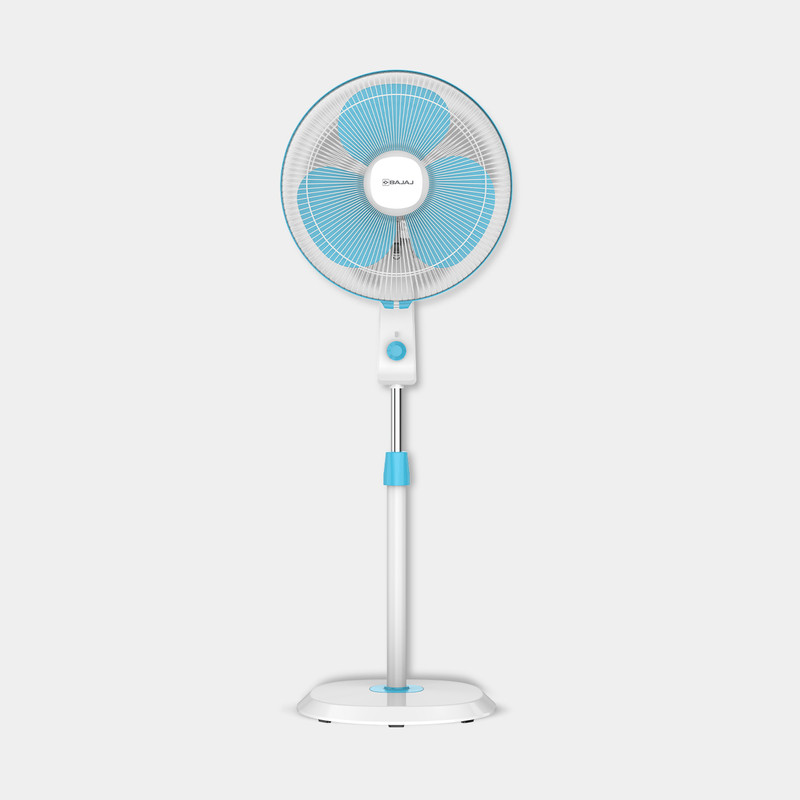 BAJAJ Crest Neo with 2 Year Warranty 400 mm Pedestal Fan(Fiji Blue & White | Pack of 1)