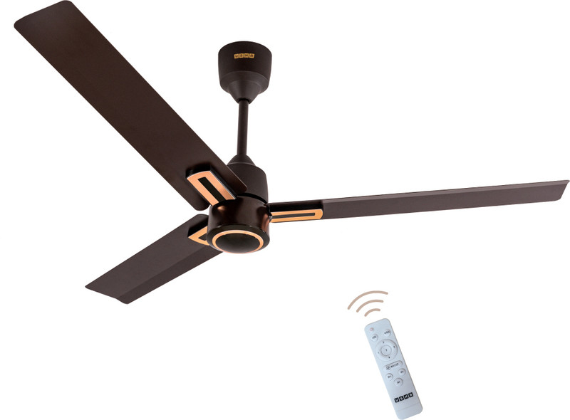 RR Signature Energy Pro with 3 Year Warranty BLDC Motor with Remote 1200 mm Ceiling Fan(5 Star | Velvet Brown | Pack of 1)