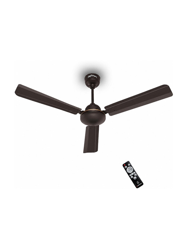DIGISMART Storm | BLDC Motor | Remote Control | Energy Saving | Silent Operation with 5 Year Warranty BLDC Motor with Remote 1200 mm Ceiling Fan(5 Star | Smoke Brown | Pack of 1)