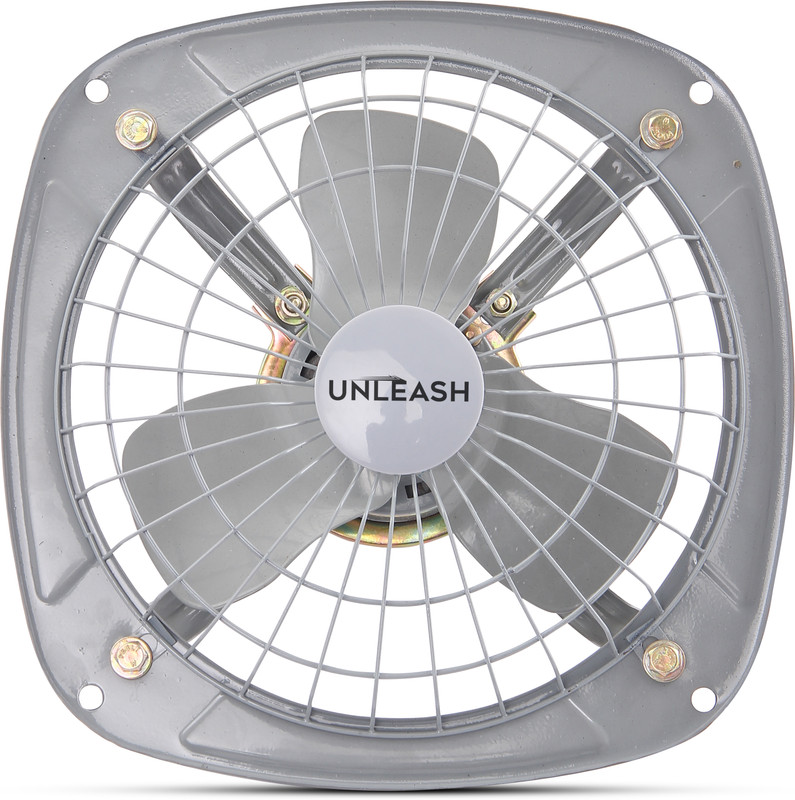 unleash Aero 9 inch (230 MM) Metal Exhaust Fan For Kitchen, Bathroom, Home & Industries with 1 Year Warranty Energy Saving 230 mm Exhaust Fan(Black | Pack of 1)