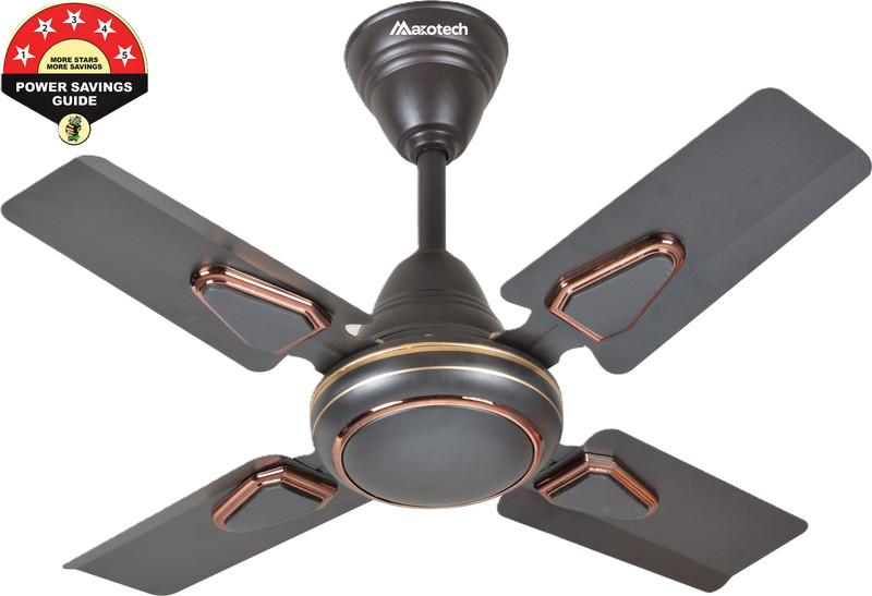 Maxotech Deco Ultra High Speed 24 Inch with 30 Months Warranty Energy Saving 600 mm Ceiling Fan(Smock Brown | Pack of 1)