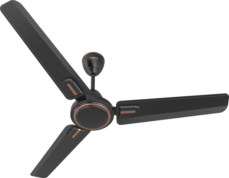 MinMAX Neo Star 48" ULTRA HIGH SPEED ENERGY SAVER with 24 Months Warranty Anti Dust 1200 mm Ceiling Fan(Smoke Brown | Pack of 1)