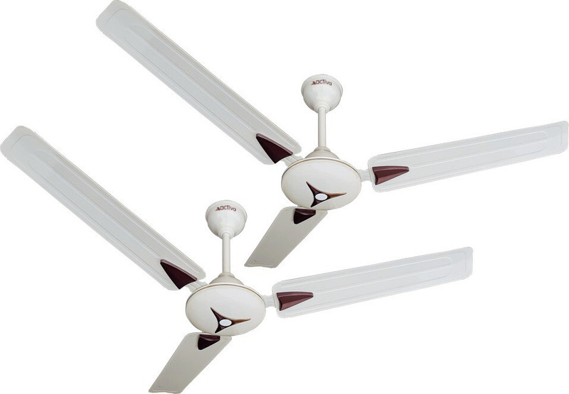 ACTIVA 1200 MM STAR DECO ANTI DUST IVORY with 2 Year Warranty 1200 mm Ceiling Fan(IVORY | Pack of 2)