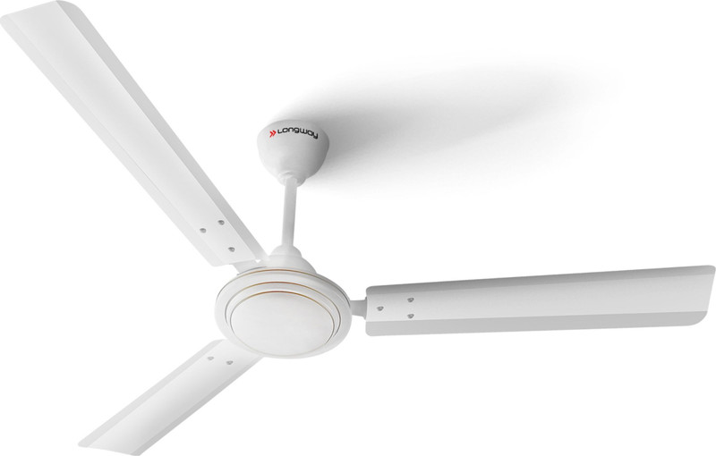 Longway Creta P1 with 2 Year Warranty Ultra High Speed 1200 mm Ceiling Fan(Silver Blue | Pack of 1)