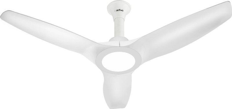 ACTIVA Silentair Light | BLDC Motor | Remote Control | LED Light | 5 Blade | High Speed with 5 Year Warranty BLDC Motor with Remote 1200 mm Ceiling Fan(5 Star | off white | Pack of 1)
