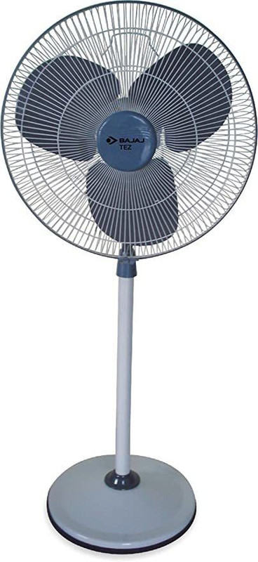 BAJAJ Faratta Tez with 24 Months Warranty Ultra High Speed 500 MM Pedestal Fan(Grey | Pack of 1)